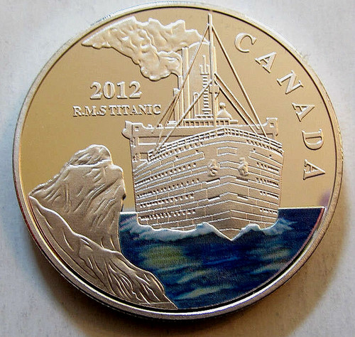 Silbermünze titanic 1912 fiji - silbermünze,