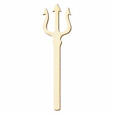 Holz Dreizack - Deko Basteln 5-50cm