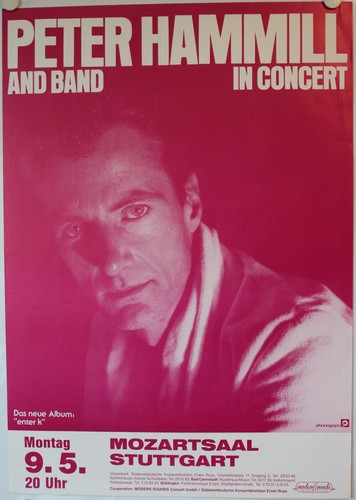 Peter hammill poster plakat - hammill,, poster,