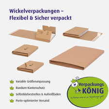 Wickelverpackung Versandkarton