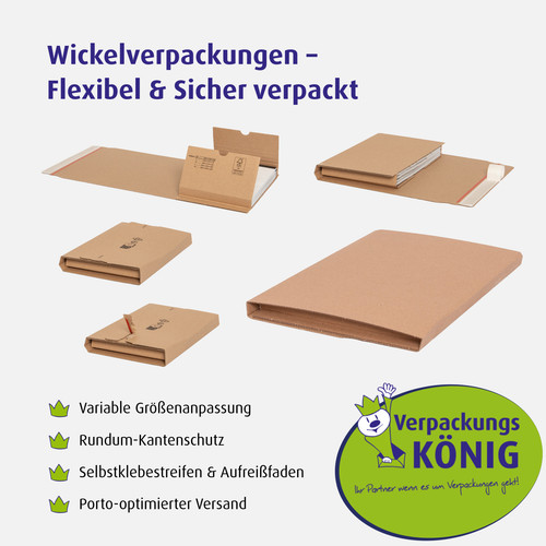 Wickelverpackung versandkarton - wickelverpackung,