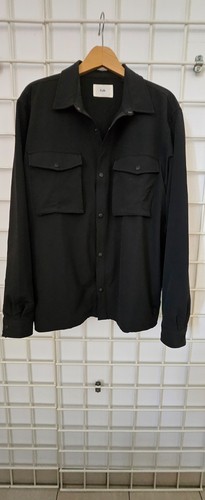 Hemdjacke herren schwarz - l,