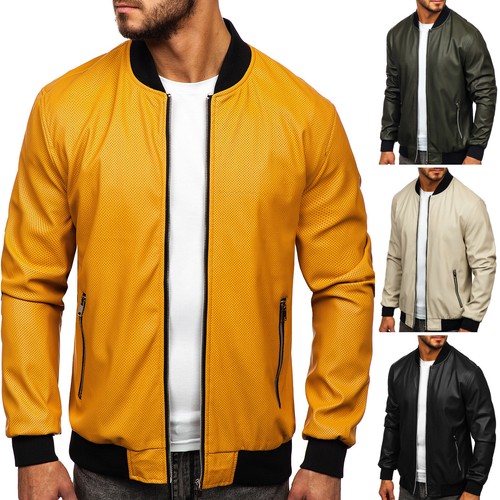 Kunstlederjacke bikerjacke - kunstlederjacke,