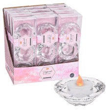 Teelichthalter glas set klar - teelichthalter,