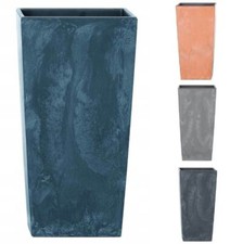 Blumentopf Blumenkübel Pflanzentopf Beton-Design Pflanzkübel Quadrat 26,5 - 75cm