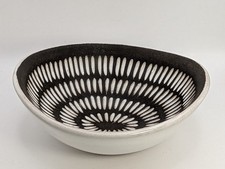 Ingrid Atterberg Upsala-Ekeby Schweden Studiokeramik NEGRO Schale Mid Century