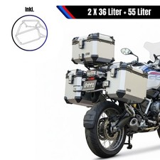 Alukofferset & Träger Silber