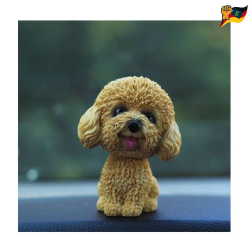 Hund wackelkopf teddy - wackelkopf,
