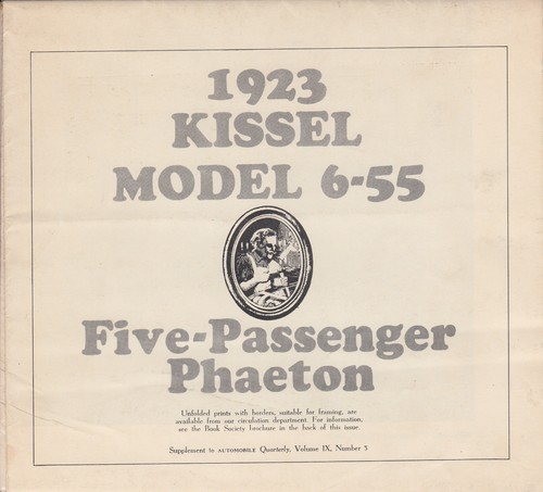Oldtimer poster 1923 - 1923, kissel