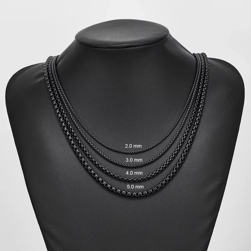 Schwarz box kette - mm,