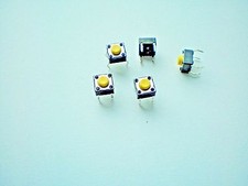 S04- 10 Stk. Miniatur-Taster  Drucktaster  Mikrotaster Eingabetaster 6x6x5 mm  