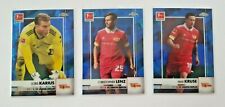 3 x Union Berlin Topps Bundesliga Chrome Sapphire 2020/21 Kruse Karius Lenz