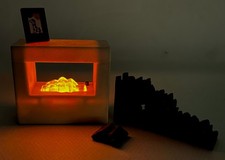 Playmobil * 70207 * Kamin mit flackerndem Feuer Licht * LED beleuchtet