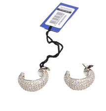 Joop Damen-Creolen AMY 925 Silber Zirkonia weiß  Ohrringe 16-LD3895/537