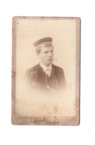 Cdv foto studentika - foto,