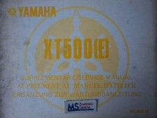Yamaha XT 500 (E) Werkstatthandbuch Reparaturanleitung Handbuch  B2423