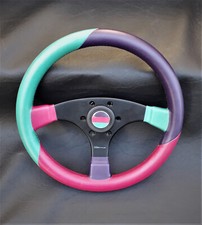 Edles 34er 3 Farben Raidsportlenkrad ABE,passt für OPEL,Audi,BMW,Ford ,VW usw.