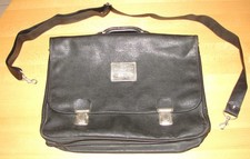 Vintage  CANNONBALL  LEHRERTASCHE  Aktentasche schwarz gebraucht Echtleder  70er