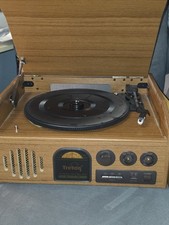 Treton 30155 Plattenspieler Kompakt Anlage Tuner Radio