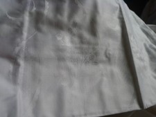 Mako Brokat Damast Bettwäsche 4 tlg   140 x 200, 80 x 80 Weiß Maiglöckchen