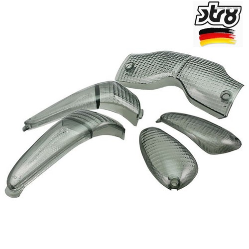 Glas blinker und stop - und, schwarz