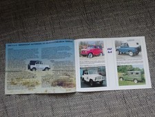UAZ 2,5 4x4 Prospekt Brochure ~1994 Czech selten rare