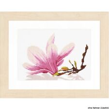 Lanarte Kreuzstichset "Magnolienzweig", Zählmuster