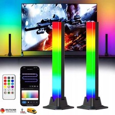LED Lightbar TV Hintergrundbeleuchtung RGB Gaming Lampe Ambiente Licht Bar 2 PCS