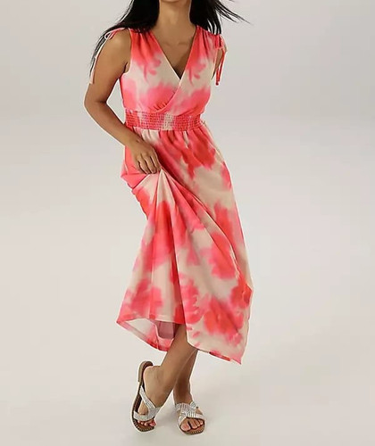 Aniston damen kleid meshkleid - aniston,