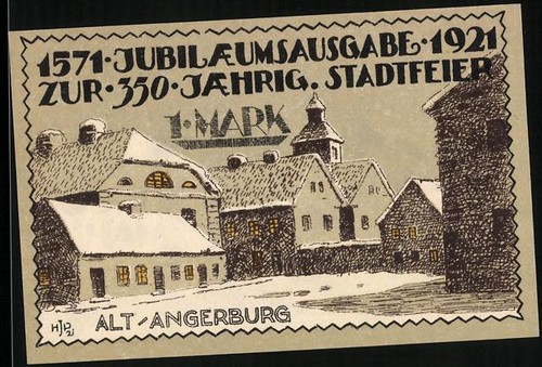 Notgeld angerburg ostpreußen - angerburg, /ostpreußen