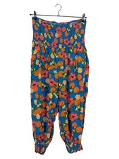 Blutsgeschwister Haremshose Blumenmuster Damen Gr. 42 XL Freizeit Lässig