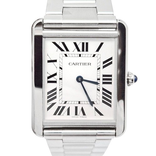 Cartier tank solo stahl - cartier, uhr