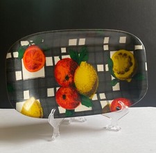 Mid Century Tablett Obstschale