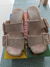 Damen Sandale 39 Beige Lazamani