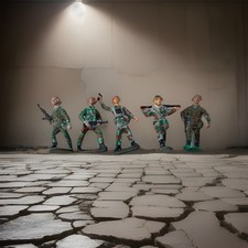 NVA Soldaten im Tarnanzug /