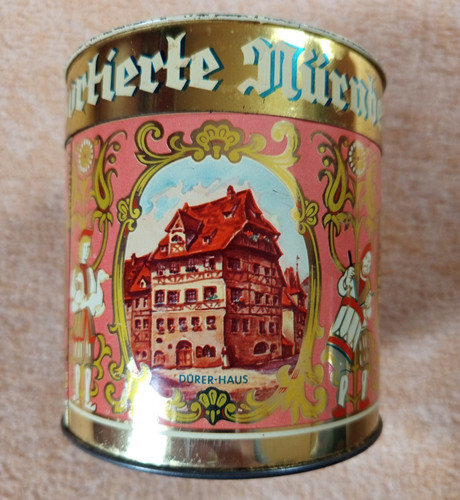 Alte blechdose nürnberger - blechdose,