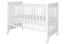 Treppy Dreamy Plus 2 Beistellbett weiß, inkl. Parkettrollensatz