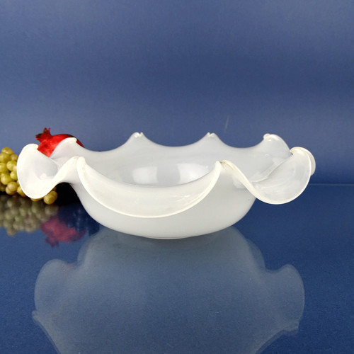 Alabaster glas schale mit - alabaster,