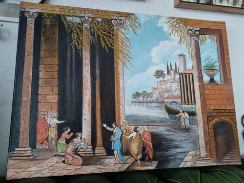 ölgemälde jesus tempel - Ölgemälde,