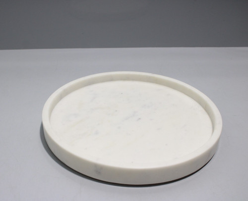 Home rundes marmortablett - h&m,