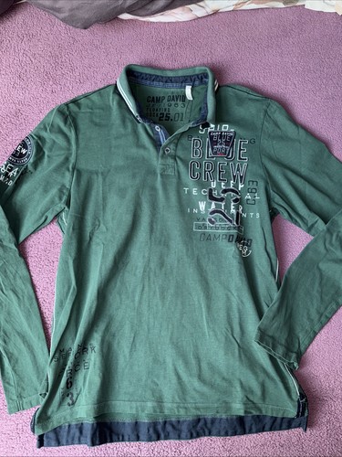 Camp david langarmshirt grün - david,