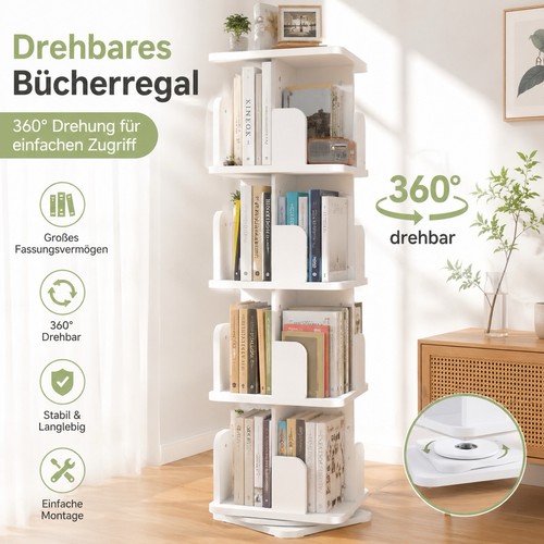 Bücherregal stöckig - bücherregal, 4-stöckig