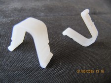 10 Endfeststeller 10x12mm Stopper für Gardinenschiene Vorhangschiene