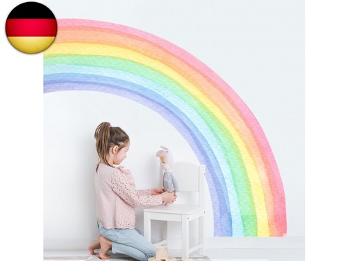 Supzone wandtattoo regenbogen - wandtattoo,