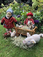 Alter Puppen Bollerwagen super für die Heuernte