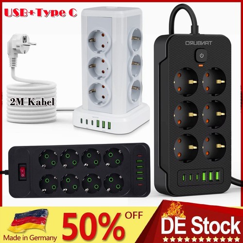Steckdosenleiste 3fach 12fach - 3fach, -12fach