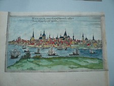 Rostock, anno 1575, Panorama