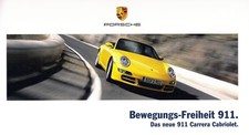 PORSCHE 911 997 CABRIO Lounge Prospekt Brochure Hochglanz 2004 30