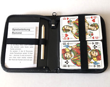 Romme Spiel  ASS Altenburger mit Luxus Etui Reissverschluss + Block + Bleistift