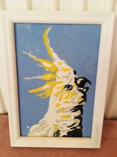 Kleines Bild malen nach Zahlen Kakadu 